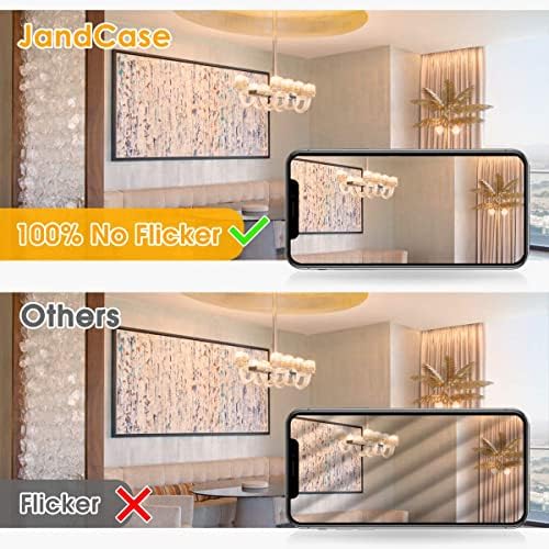 JandCase G9 LED Light Bulbs, 4W G9 Capsule Bulbs, Equivalent to 40W G9 Halogen Bulbs, Warm White 3000K, 400 Lumen, 360° Beam Angle, 100% No Flicker, Non-dimmable, 5 Pack