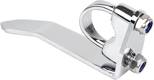 Miniatura 6 de Cromo motocicleta Kickstand extensión brazo para H-onda VTX1300CS VTX1300R Retro VTX1800C VTX1800F Fury Yamaha V-Star XVS650 con abrazadera para