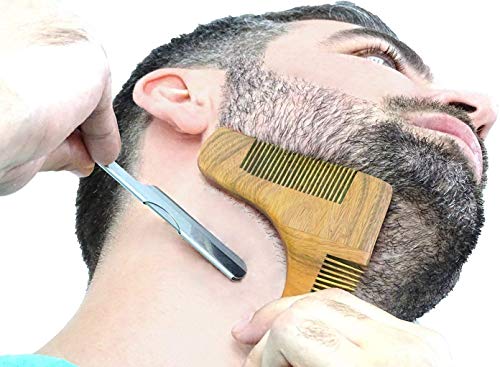 BaristaWeb Cofanetto Kit da Barba per Uomo Pettine...