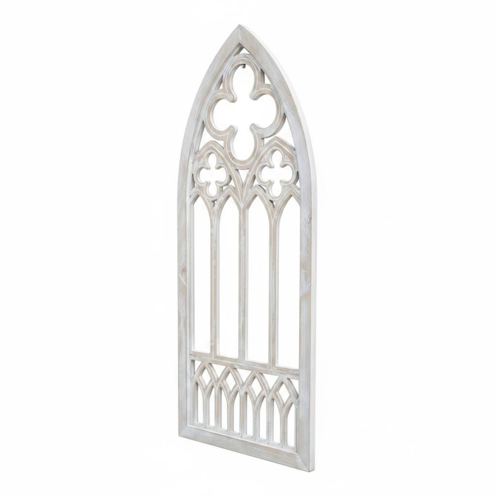 Baroque Fake Window French Design Arched Wall Decor Ornate Wood Hanging For Living Room, Balcony, Guesthouse, S | Applique Molding & Millwork Building Materials Supplies Business-image-18
