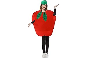 Adult Unisex Strawberry Apple Costume Set for Halloween
