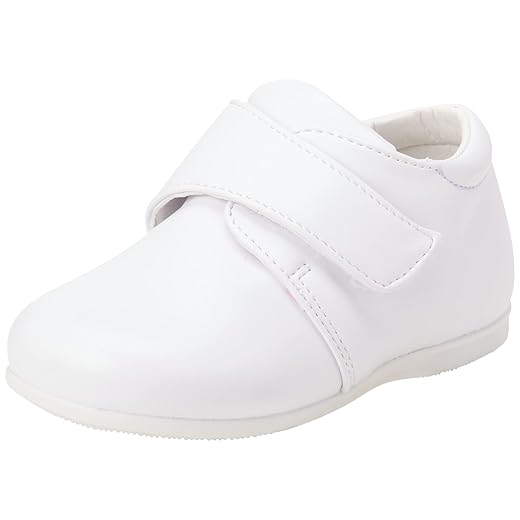 Josmo Boy's Walking Dress Shoe (Infant, Toddler), Size 3 Infant, White Strap