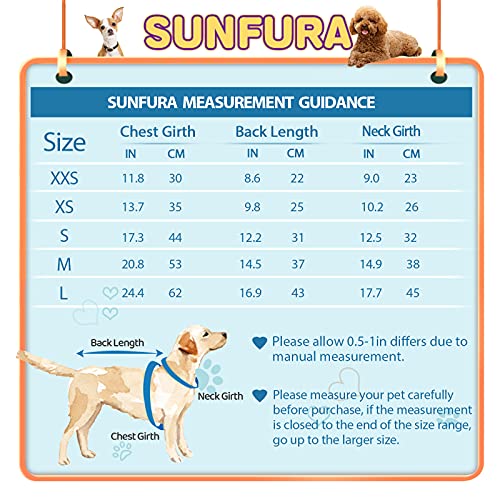 Sunfura Dog Hoodie Pet Coat, Cozy Stylish Plaid Dog Winter Sweatshirt Fleece Vest With Hat And Leash Hole, Doggie Pullover Warm Jacket Pets Cold Weather Clothes Outfit For Small Medium Dogs #TOP3