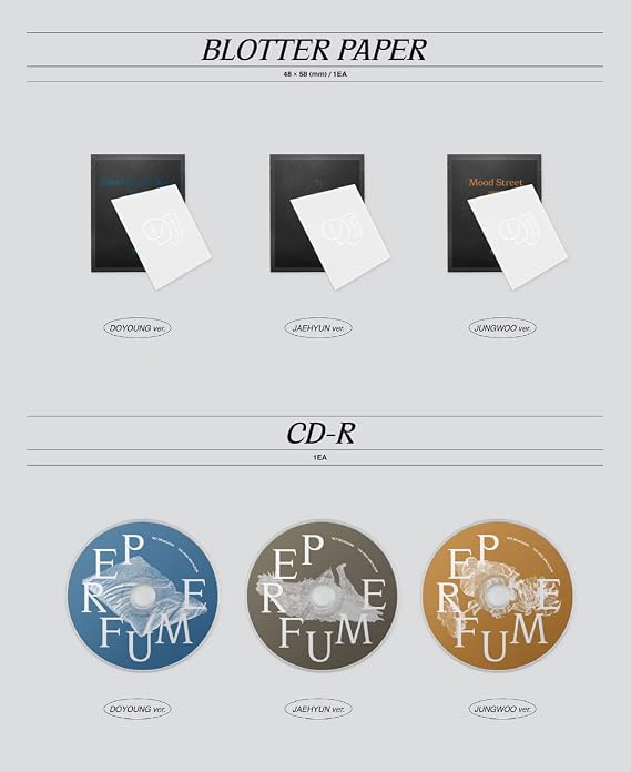 NCT DOJAEJUNG - عطر الألبوم المصغر الأول [Box ver.] CD + ملصق مطوي (Random ver. +1 ملصق مطوي)