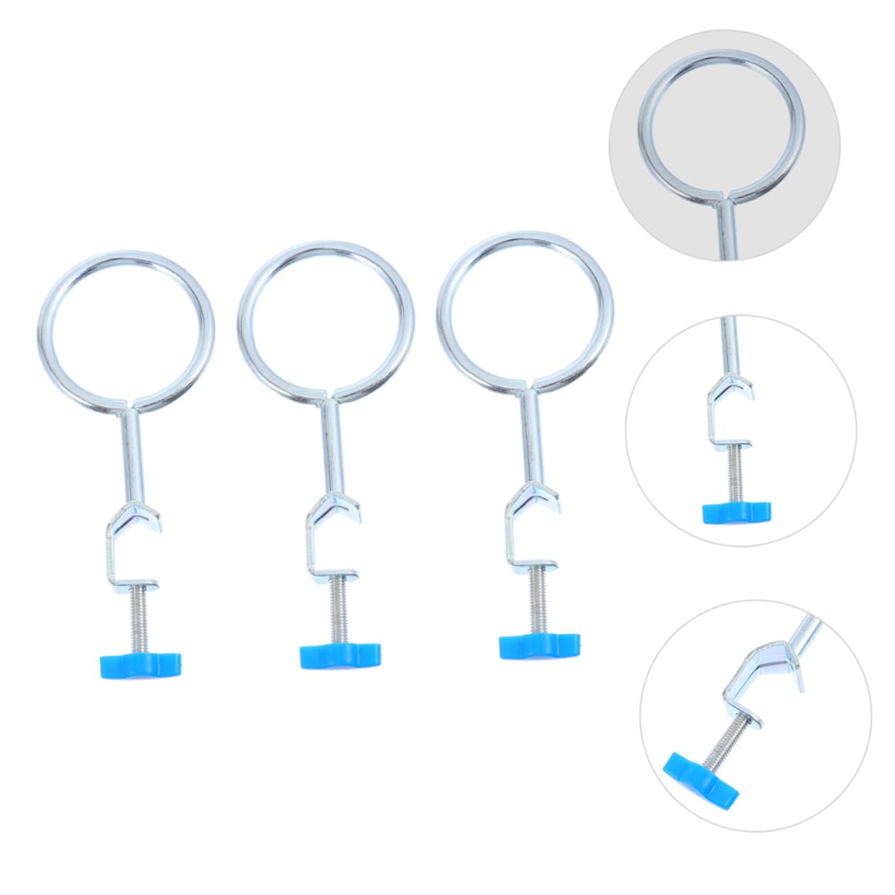 Science Supplies: 3pcs Support Stand Clamps Ring Stand Lab Retort Clamp for School Projects Random