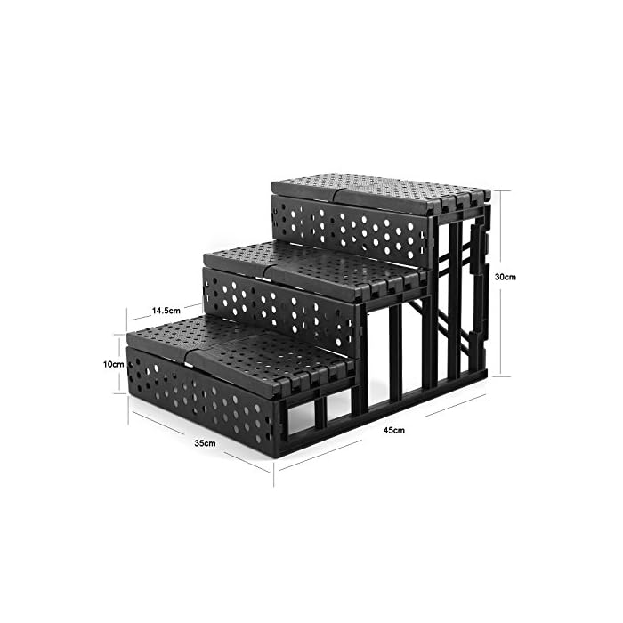 PetHot Dogs Steps Pet Stairs 3 Steps Cat Easy Climb Stairs Car - Image 5