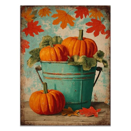 Toile Halloween citrouilles d'automne pour réchauffer l'ambiance de la maison