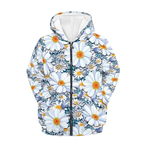 Sweat mignon et doux à capuche fille veste ample zippée - 3