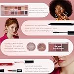 Hot Sugar All in One Makeup Kit, Makeup Set for Women, Girls Makeup Kit for Teens with Eyeshadow, Blush, Contour, Highlighter, Concealer, Lipstick, Lip Gloss, Eyeliner and Brush (Pink) - Image 4
