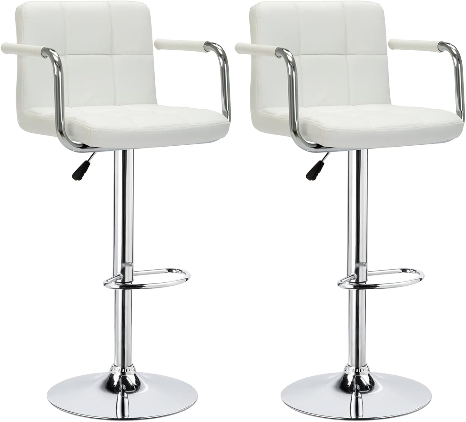 counter height chairs with backs and arms