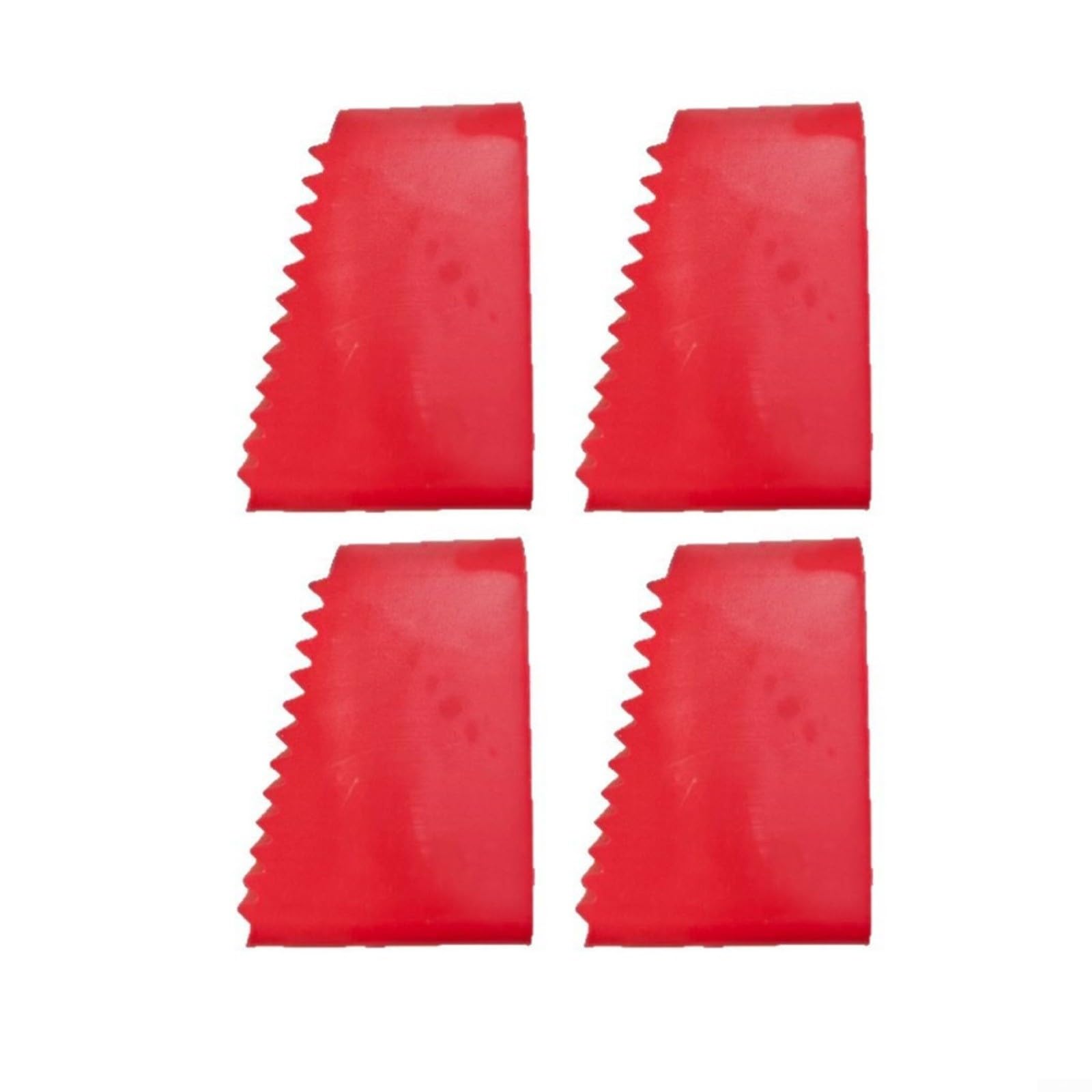MIKMLYZE 4PCS Rubber Anti-slip Ladder Foot Covers for Extension and Folding Ladders, Tool-Free Installation, Enhanced Stability, Red/Black, 5cm x 2cm(Red)