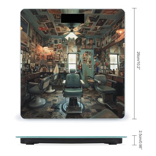 Báscula digital para baño con vidrio templado 26x26 cm miniatura 2