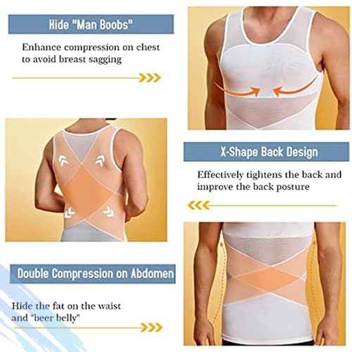 Shaperluv for Men, 2025 New Shaperluv Tank 2.0 Mens Big and Tall, Shaper Luv Tank for Men,Shaping Tank Top Men3