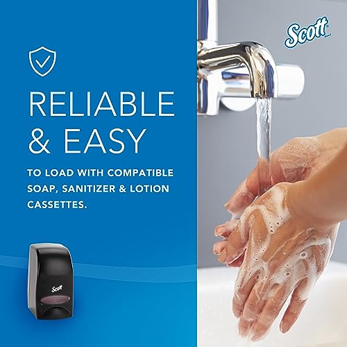 Bundle of Scott® Foam Hand Soap with Moisturizers, 1.0 L Pink, Floral Scent Refills + Scott Essential Manual Skin Care Dispenser, Black) Starter Kit - image 5