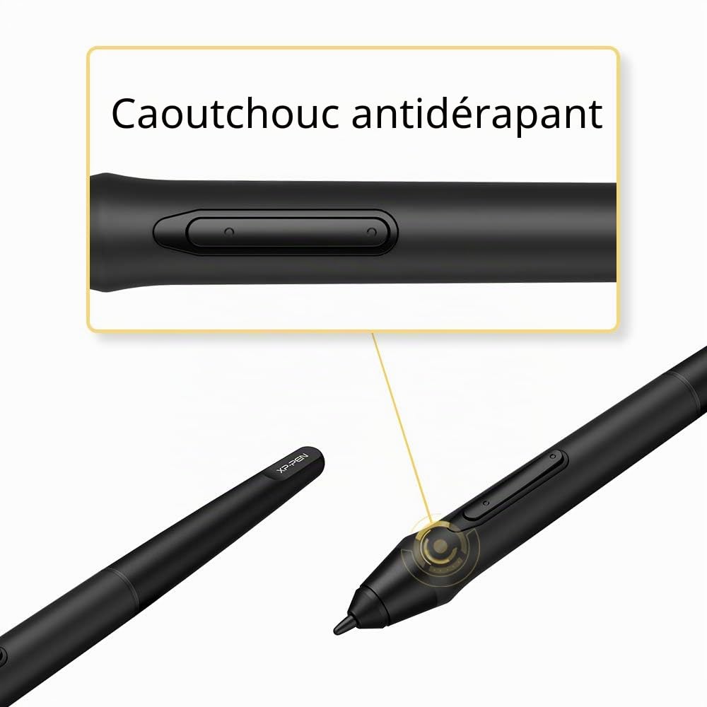 XPPen P05 Stylet Passif pour Tablette Graphique Deco 01v2, G640S, Deco 03 (Pointes de Rechange Non incluses)