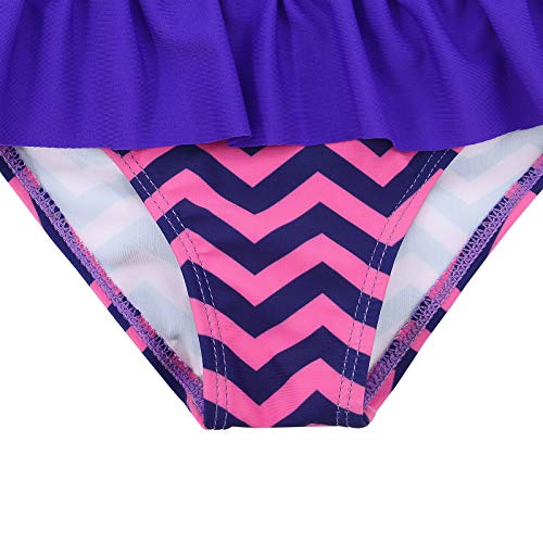 Conjunto de roupas de banho para bebês meninas e crianças, Multicolorido, 5-6 anos