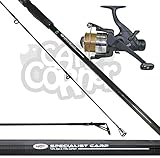 Hergestellt von NGT. NGT Full Carbon 3.66 meters 2.75lb TC Karpfen-Angelrute und Rolle Kombi