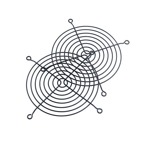 Semetall Cooling Fan Protective Grill 12Pcs 120Mm Computer Case Cooling Fan Grill Metal Grill For 120Mm Fans,Cooling Fan Finger Guard Protective Grill For Pc Ventilator(Black) #TOP3