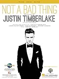Justin Timberlake - Not A Bad Thing - Sheet Music Single