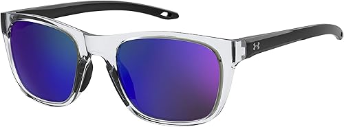 Under Armour Gafas de sol rectangulares UA Raid para adultos