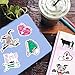 50 Pcs Funny Veterinary Stickers and Decals, Cute Veterinarians Vinyl PVC Waterproof Stickers for Water Bottle Skateboard Luggage Laptop Computer Phone, Vet Tech Party Supplies for Teens Adults