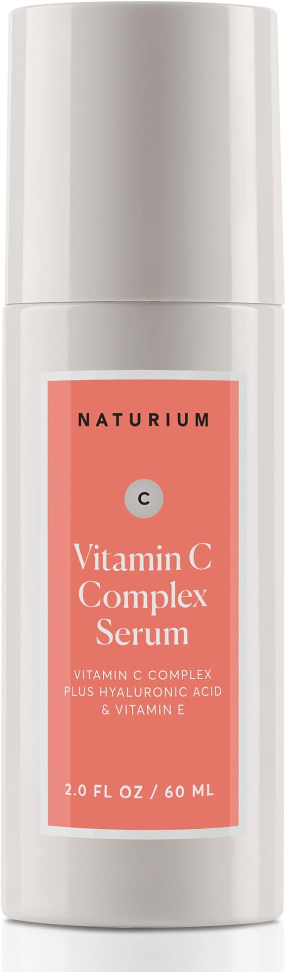 Naturium Vitamin C Complex Face Serum Jumbo, Anti-Aging Facial Treatment with Hyaluronic Acid & Vitamin E, 2 oz