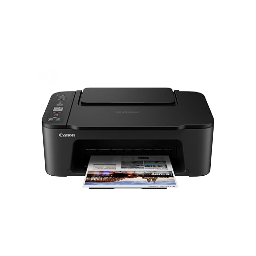 Canon PIXMA TS3720 - Wireless All-in-One Home Office Printer, Copier, Scanner, Mobile Friendly, Black