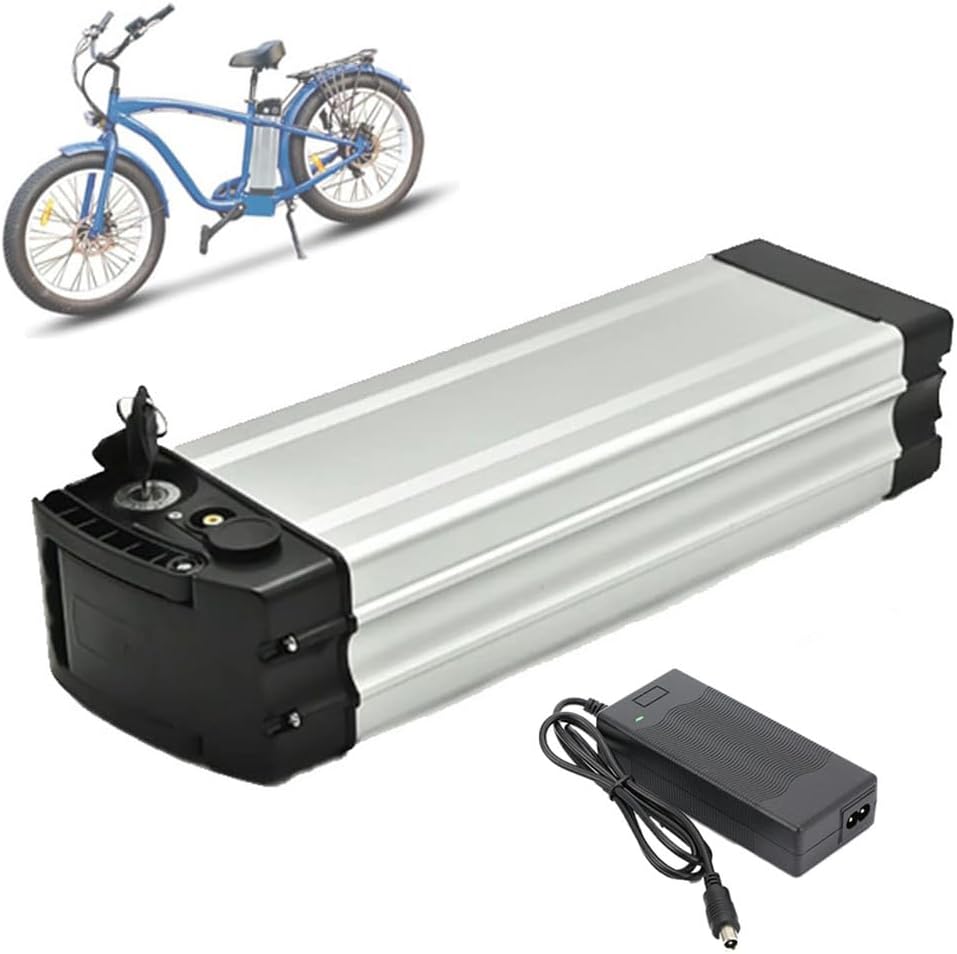 60V Backup Li-ion Battery 25Ah Replacement Battery Pack Built-in BMS Protection for 200W-1500W Motor Conversion Kit with Charger