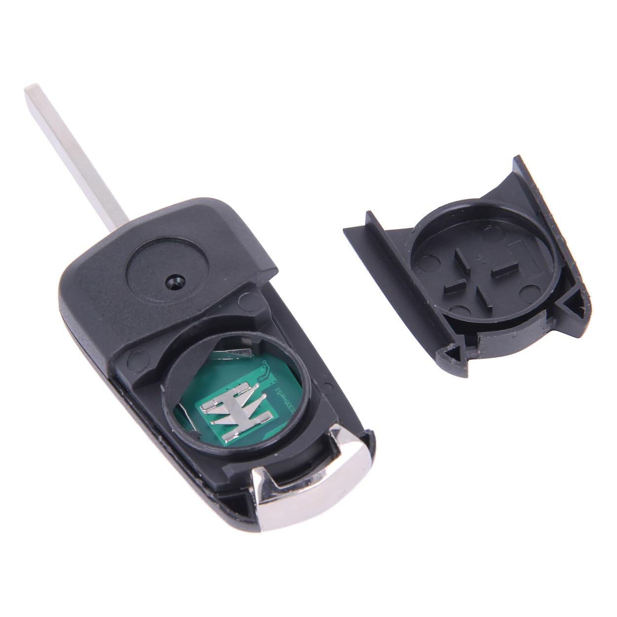 Carcasa De Repuesto Para Llave De Coche Opel Astra Zafira - Compatible Con Modelos 433/434 MHz, Material ABS Y Metal