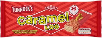 Tunnock's Caramel Logs Wafer Biscuits, 256g