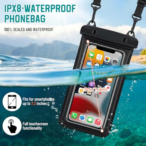 BKNOOU Bolsa Seca Impermeable para Kayak, Mochila con Roll Top para Mujer y Hombre miniatura 7