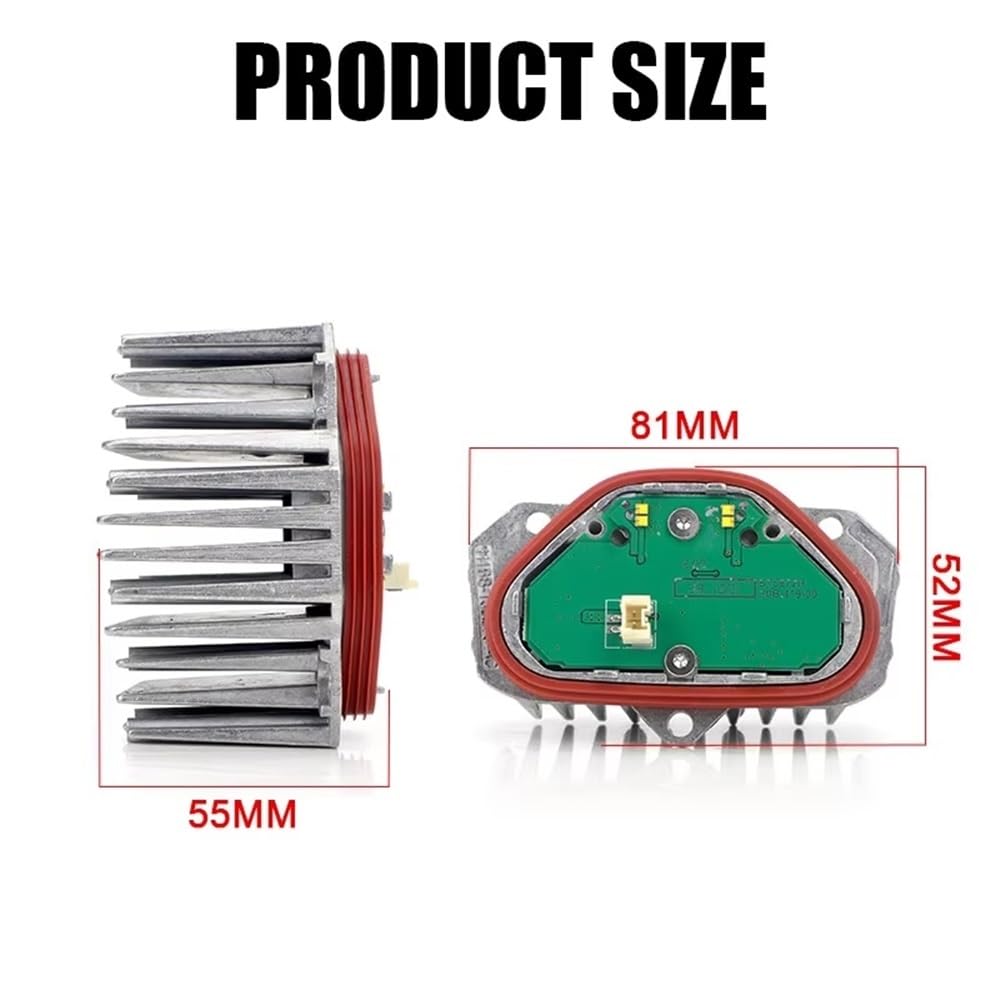 Modulo Faro Compatibile Con Ford Per Puma Per Transit Per Custom Per Fiesta Modulo Luci Diurne DRL 12V Bianche(2x Light Module)