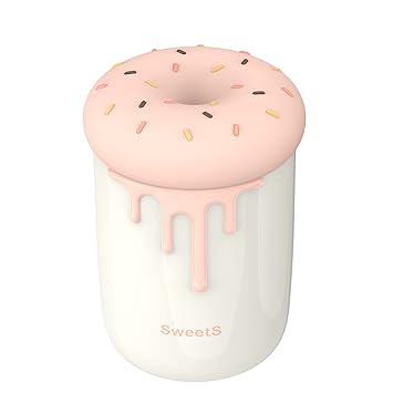 Mini Humidifier,USB Cool Mist Portable Cactus humidifier for Bedroom office (Pink)