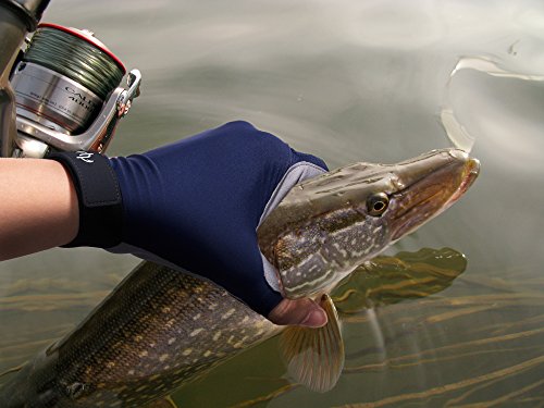 The Fishing Tree Fingerless Fishing Gloves, Kayak Gloves, Certified Sun Protection Upf50+ Block, Paddle Board Hiking Paddling Sailing Rowing Driving, Protect Hands From Sun Damage, Chemical Free Sup #TOP1