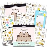 Pusheen Cat Sticker Party Favors Set - Bundle with 240 Pusheen Stickers for Laptops Water Bottles Journal | Pusheen The Cat Party Supplies Office Supplies School Supplies