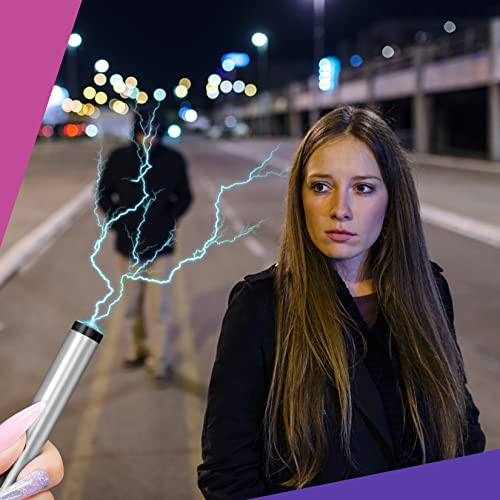 Aimhunter Mini Stun Gun Pen With Led Flashlight Safety Switch (Silver) #TOP6