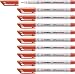 Produktbild Folienstift - STABILO OHPen universal - wasserlöslich fein - 10er Pack - rot