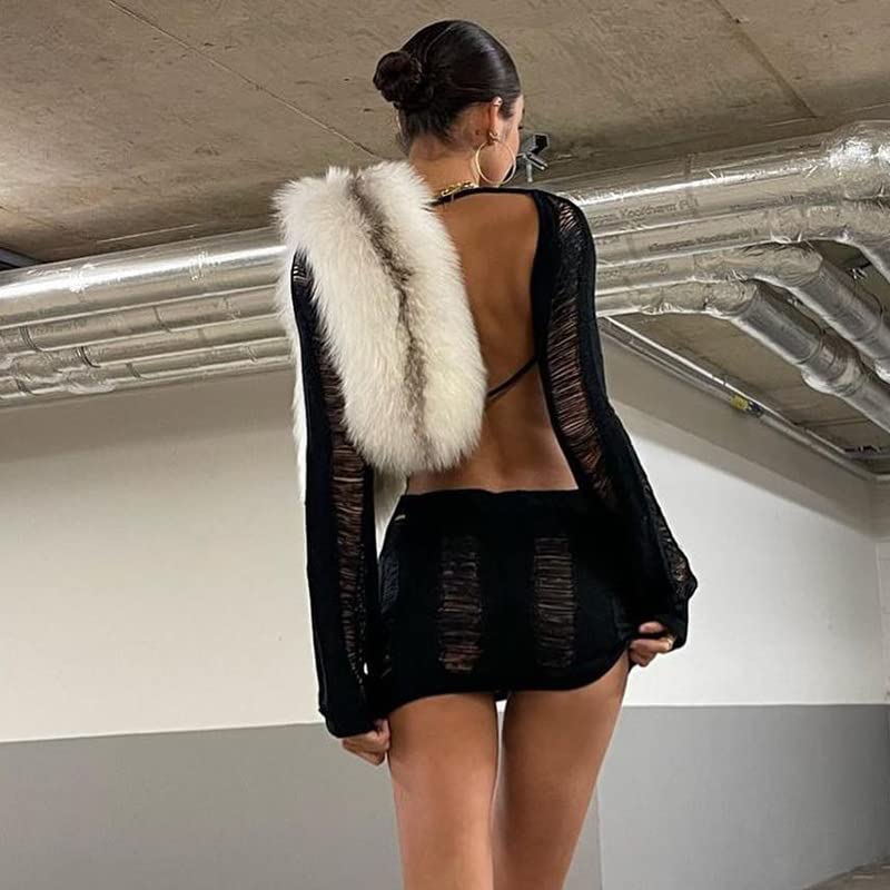 Image of Long Sleeve Dress for Women Sexy Y2k Dress Bodycon Dresses for Women Sexy Dresses for Women
