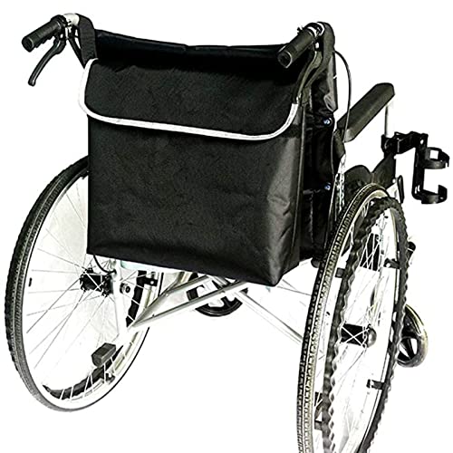 Rollstuhltasche und Rollatortasche,Rollstuhl-Aufbewahrungs-Tote-Zubehör bietet Stauraum für Rollstühle, Rollatoren und Transportstühle für ältere Menschen, Behinderte oder Behinderte mit Riemen Cover