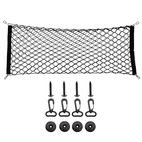 Image of Car Trunk Storage Organizer, Small Ceiling Cargo Net, Suitable for SUV, Pickup, Truck Bed, and Other Vehicles (L)