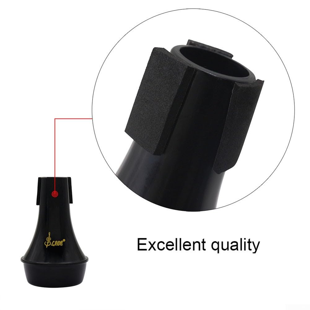Trompetenschalldämpfer Schalldämpfer Trompetendämpfer Zubehörteil (Black )
