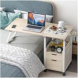 Excellent design : Qu’il soit utilisé comme chariot pour ordinateur portable ou table de chevet, il peut être ajusté à une position ergonomique appropriée, détendre votre cou et vos épaules et mieux vous concentrer sur le travail. Vous permet de pousser la table où vous le souhaitez.