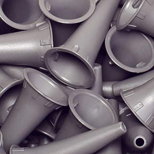 Einweg-Ohrtrichter von Luxamed für alle gängigen Otoskope, Farbe grau, 100 Stück im Beutel (4,0 mm) Cover