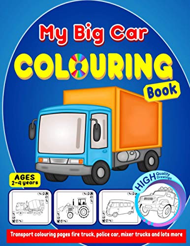 My Big Car Colouring Book Livre eBook France