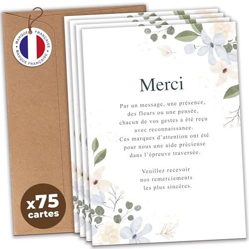 Cartes de remerciement pour obsèques : honorez le soutien de vos proches avec douceur