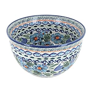 Blue Rose Polish Pottery Ballina Small Mixing Bowl