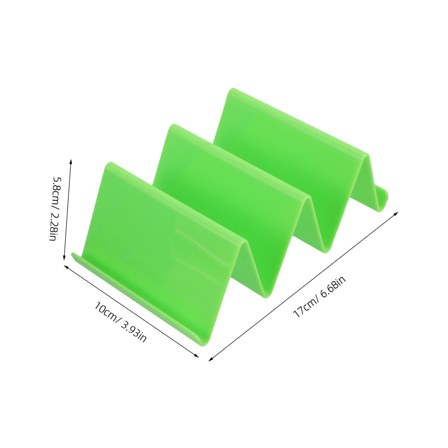 Unomor 6pcs Taco Holder Stand Stylish Tortilla Rack for Tacos Burritos Pancakes Easy Clean Ventilated Design for Parties Kitchen Display Modern Sturdy Support