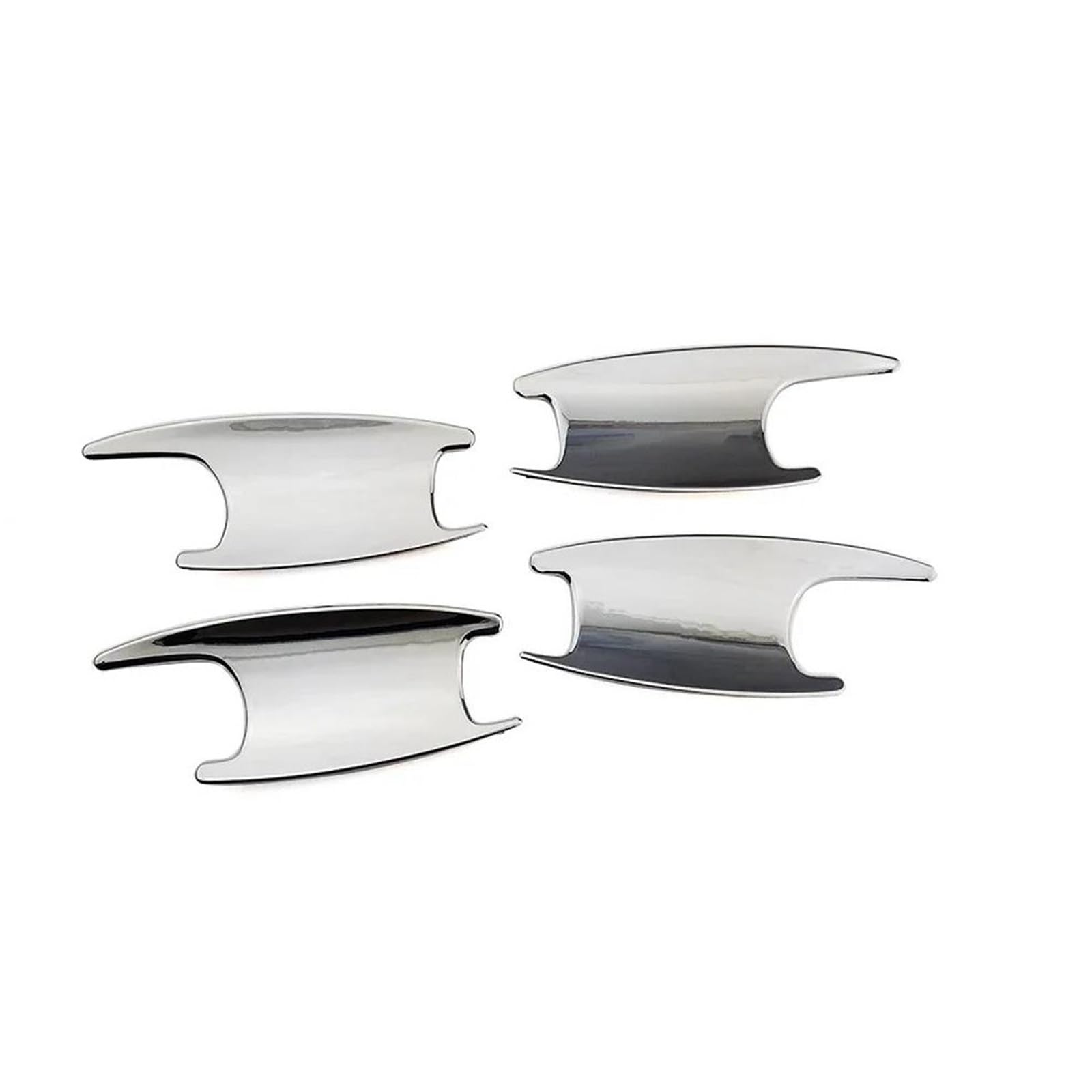 Ujnheq Chrome B Car Exterior Refit Door Handle Bowl Cover Modify Frame Trim For Benz A B C E Cla Glb Glc Class 2020 2021(Chrome B)