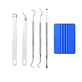 Plotter Zubeh&ouml;r 6 St&uuml;ck DIY Bastelwerkzeug Set Vinyl J&auml;ten Werkzeuge Edelstahl Plotter Entgitterwerkzeug f&uuml;r Selbstklebendes Vinyl