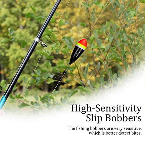 Thkfish Fishing Bobbers Slip Bobbers For Fishing Floats Bobbers For Fishing Balsa Bobbers For Steelhead Fish Float Rigs Freshwater Saltwater Floatage 1-3/4Oz #TOP5
